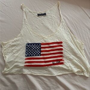 Brandy melville American flag tank